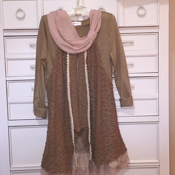 Simply Couture Tops - NWT BOHO Simply Couture dress / tunic size S